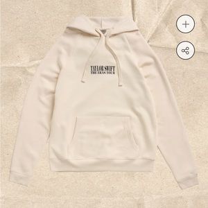 TAYLOR SWIFT THE ERAS TOUR BEIGE HOODIE